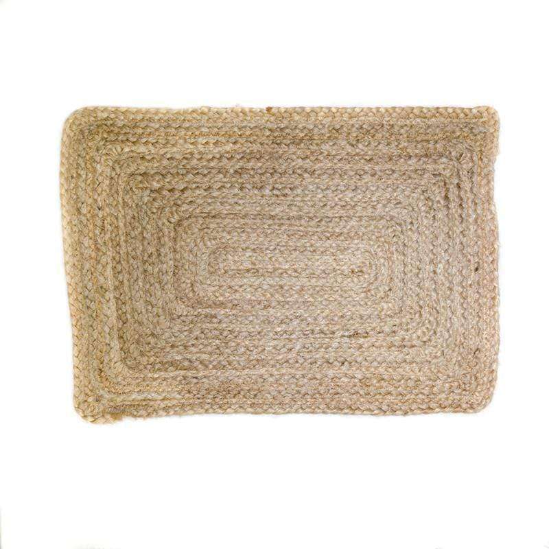 Zoco Home Decor/Kitchen/Tableware Jute Table Mat | Natural 50x35cm