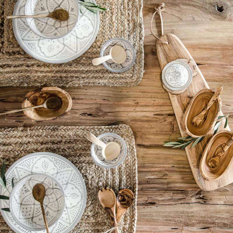 Zoco Home Decor/Kitchen/Tableware Jute Table Mat | Natural 50x35cm