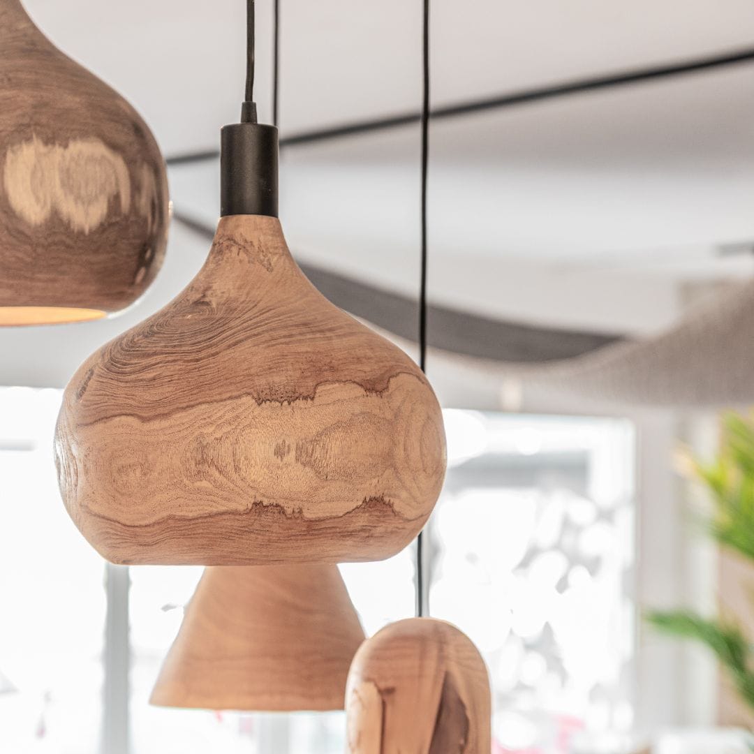 Zoco Home Decor/Lighting Kayu Ceiling Lamp | Round 30x29cm