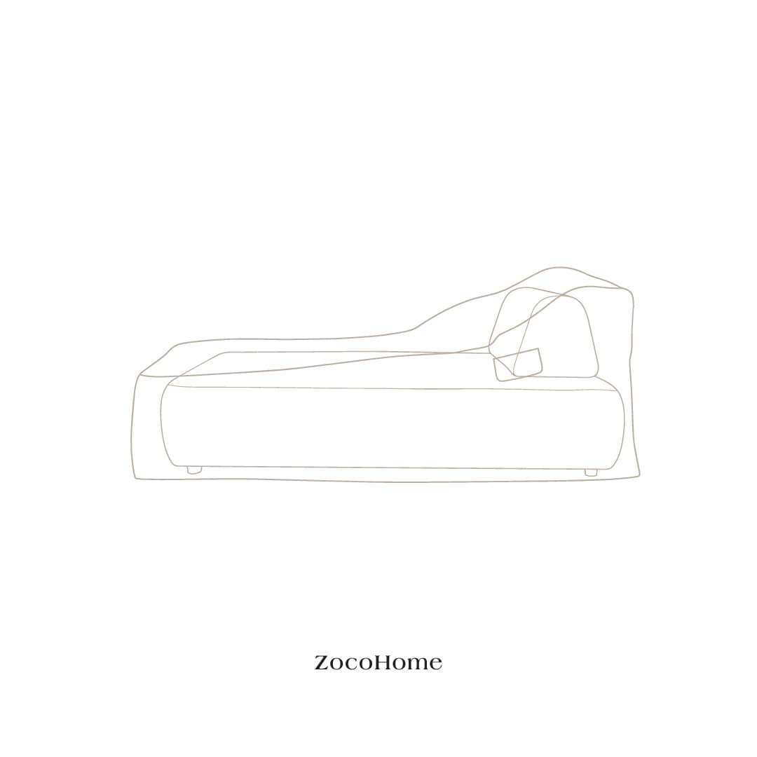 Zoco Home Lagos Schutzhülle für den Außenbereich für Chaiselongue-Sofa