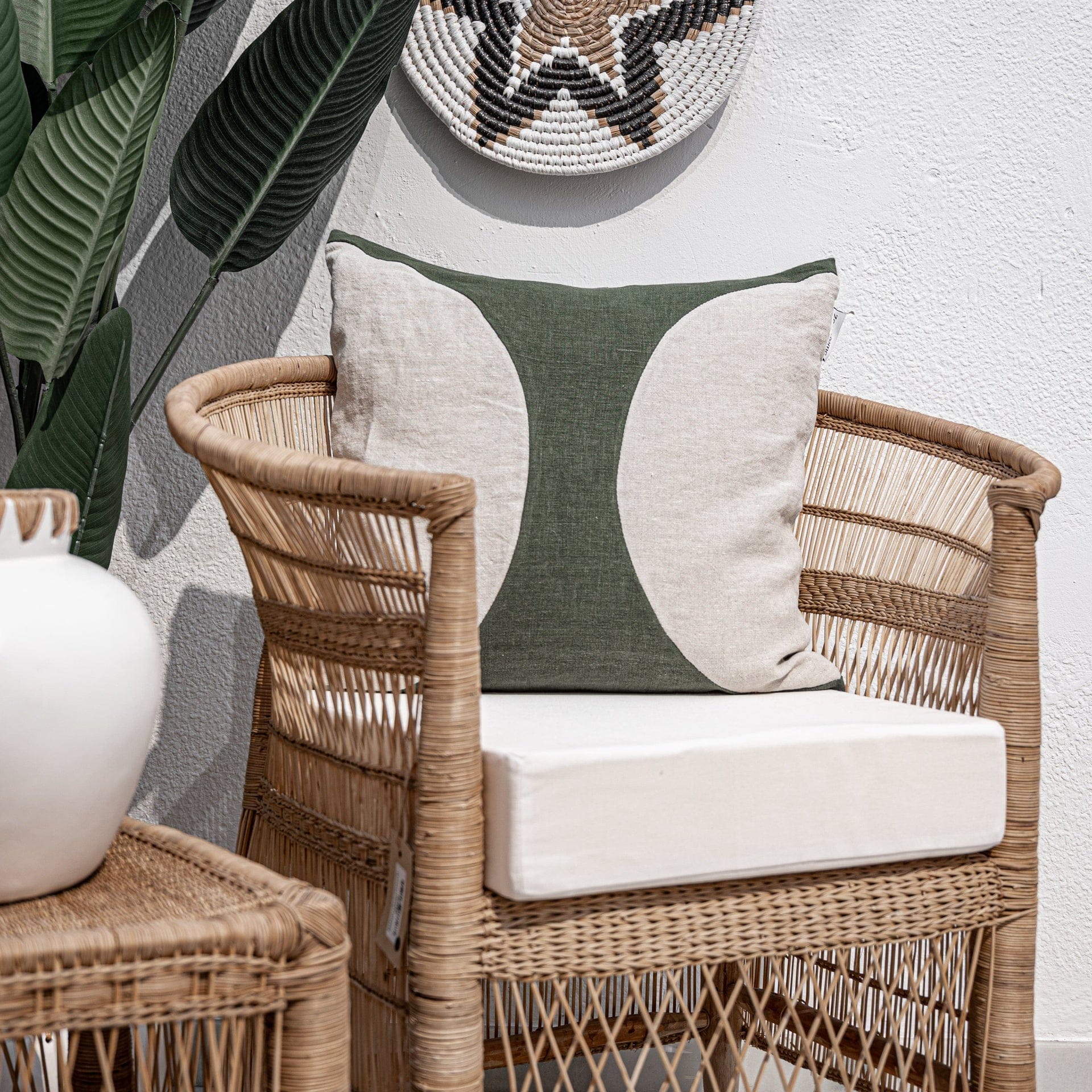 Zoco Home Decor/Textile/Cushions Leora Cushion Cover Olive | 50x50cm