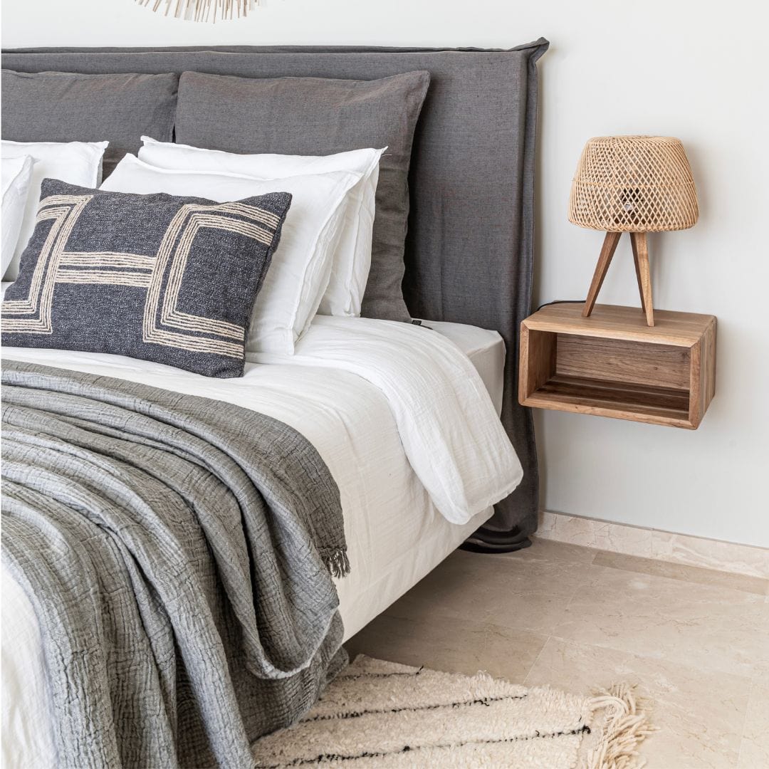 Zoco Home Decor/Textile Linen Cushion Cover | Stonewashed Granit 80x80cm