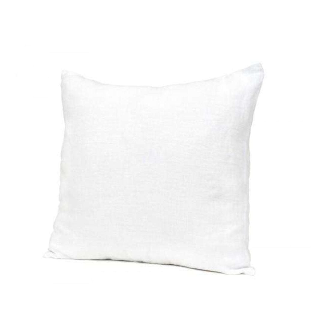 Zoco Home Decor/Textile Linen Cushion Cover | Stonewashed White | 45cm