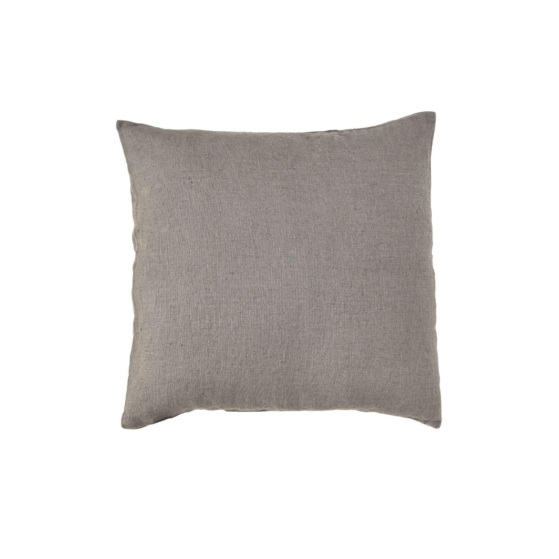 Zoco Home Textile Linen Pillow | Stonewashed Granit | 80x80cm