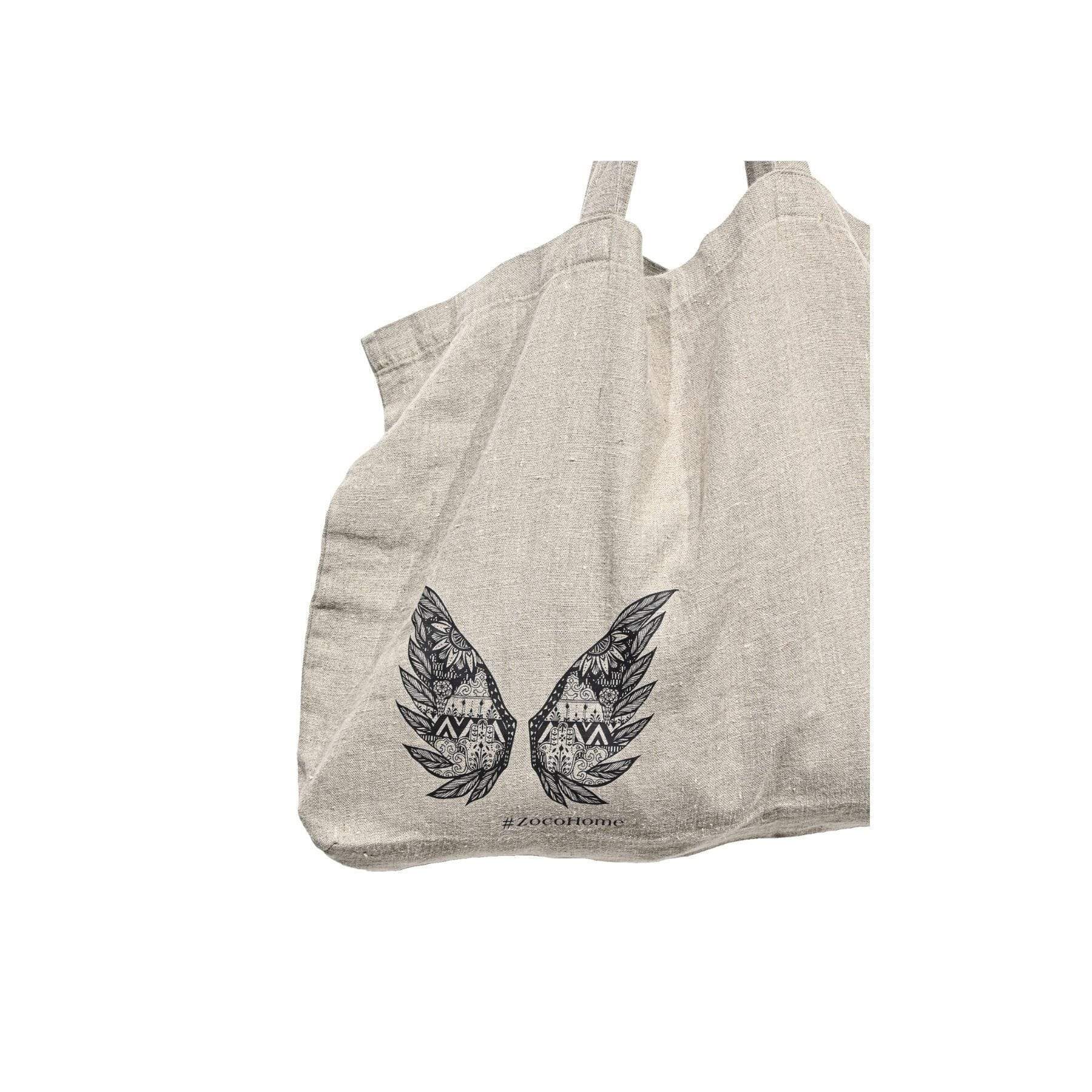 Zoco Home Decor/Accessories Linen Tote Bag | Stonewashed Natural | 60x35cm