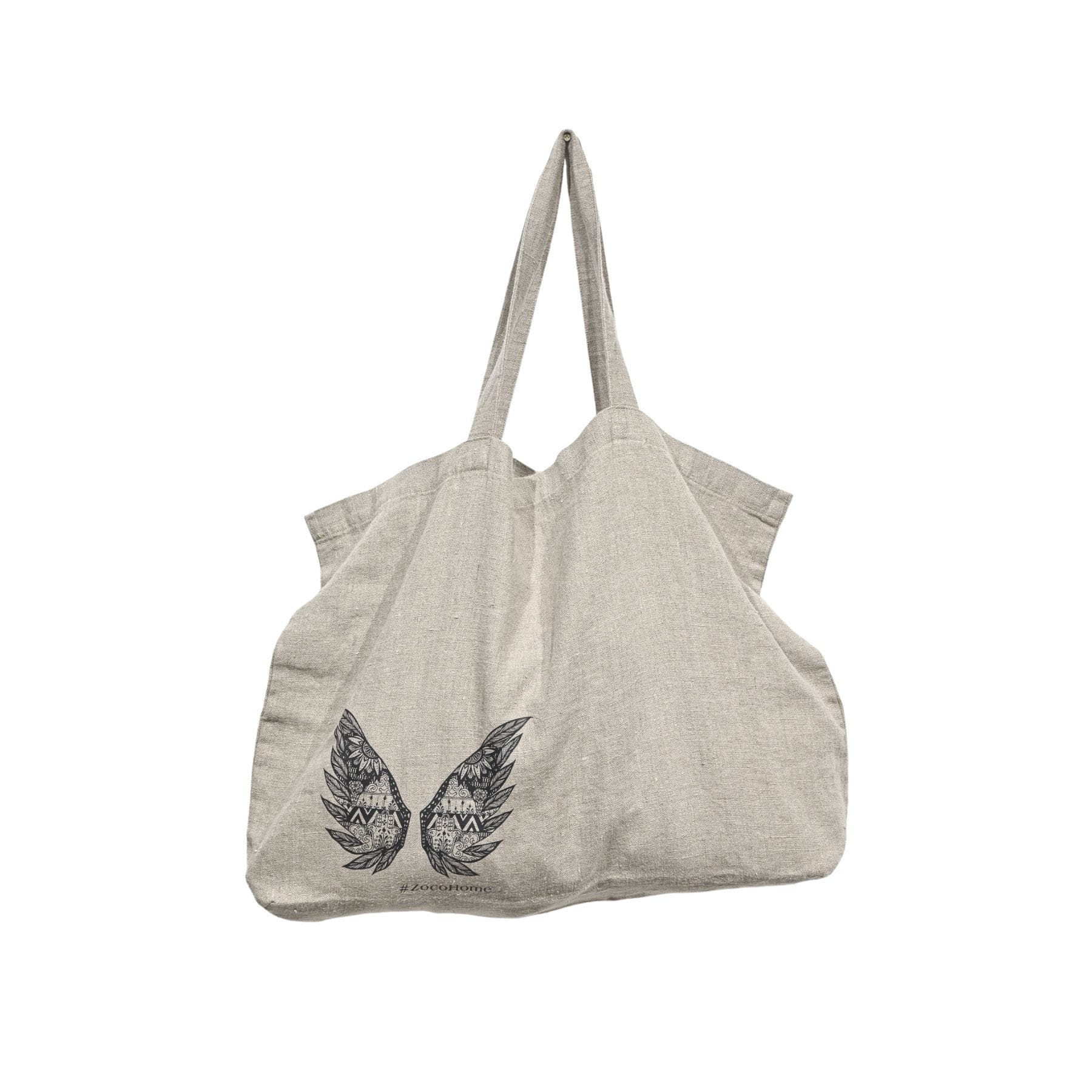 Zoco Home Decor/Accessories Linen Tote Bag | Stonewashed Natural | 60x35cm