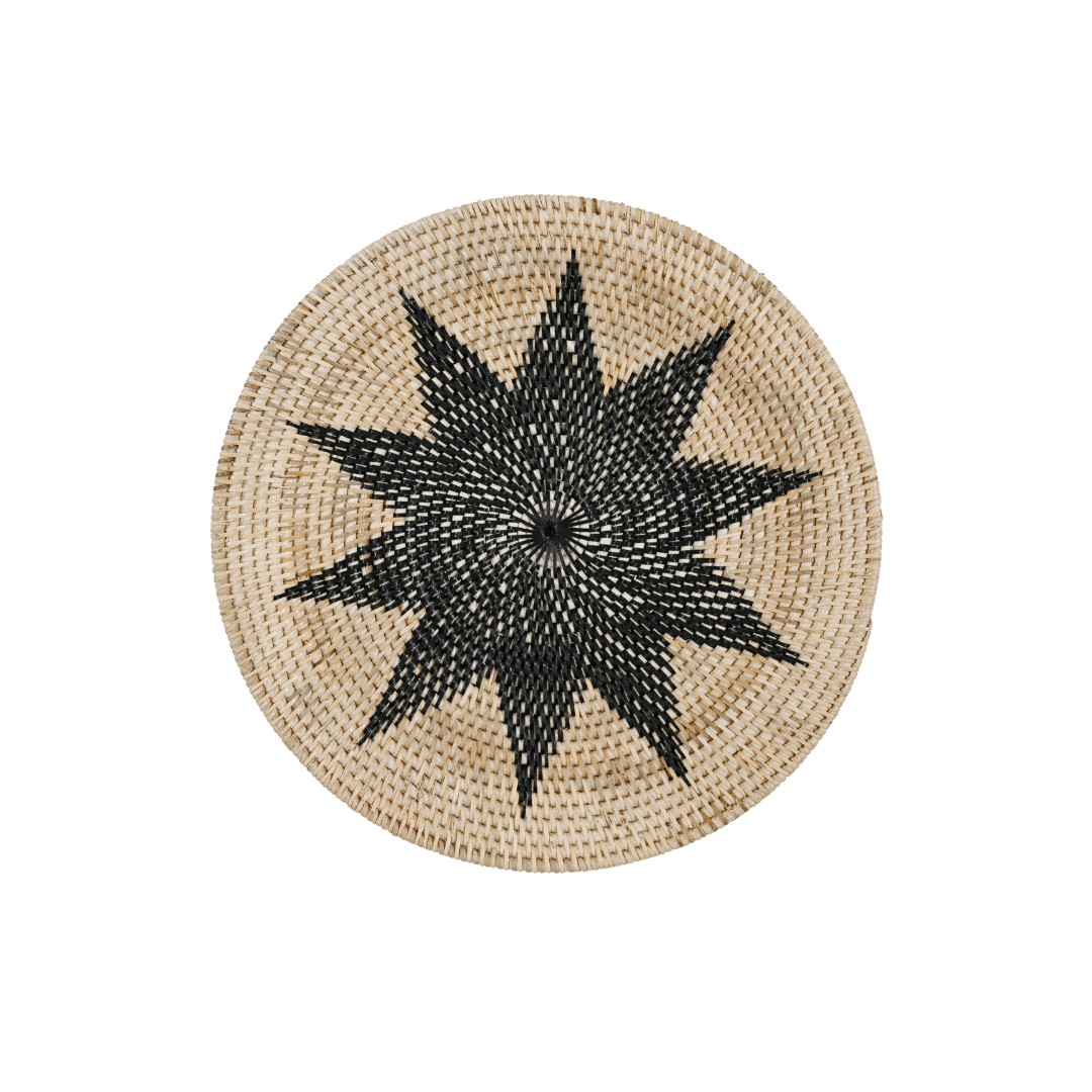 Zoco Home Decor/Accessories Lontar Deco Basket | Decagram Motif | 40cm