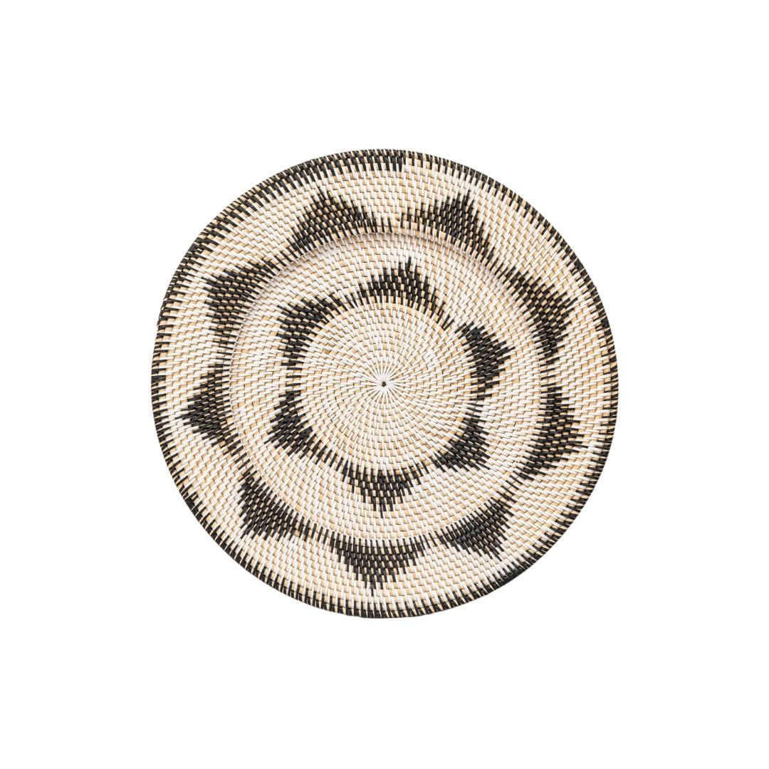 Zoco Home Decor/Accessories Lumos Wall Deco Basket | Black/White | 50cm