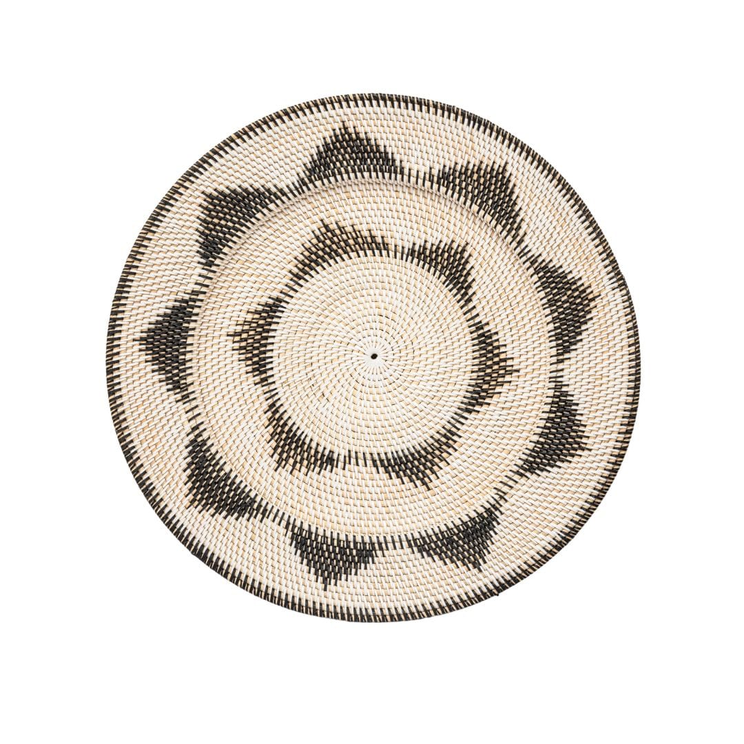 Zoco Home Decor/Accessories Lumos Wall Deco Basket | Black/White | 60cm