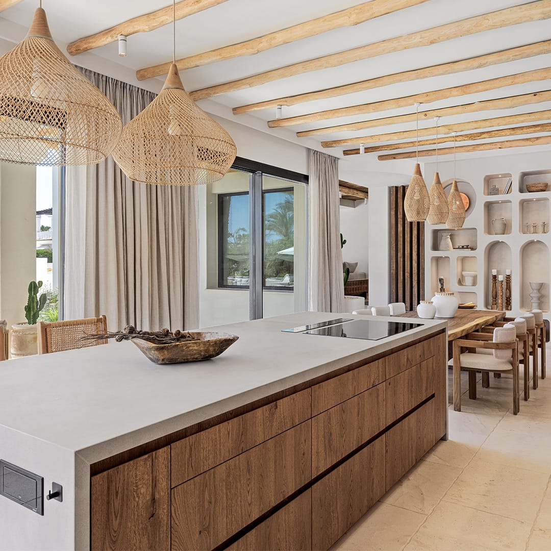 Zoco Home /Iluminación/Lámparas Zoco Home Lámpara de techo Mallorca | Natural | 60 cm