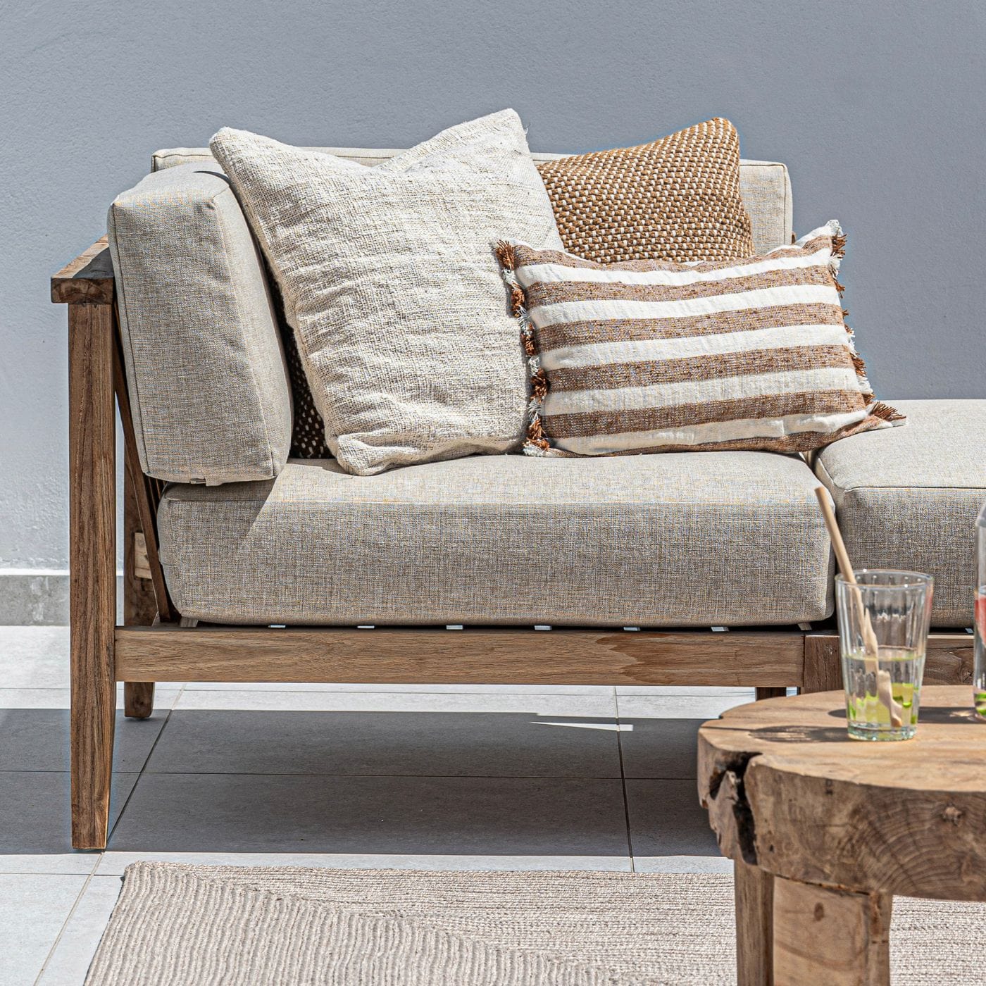 Zoco Home Outdoor/Sofa/Modular Menorca Corner Module