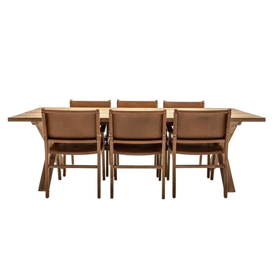 Zoco Home Furniture/Bundle Munduk Table + Samar Dining Chairs | Bundle