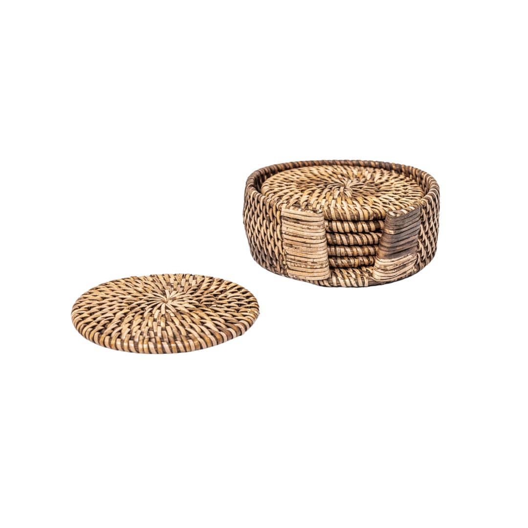 Zoco Home Untersetzer Zoco Home Naturrattan | 6er-Set