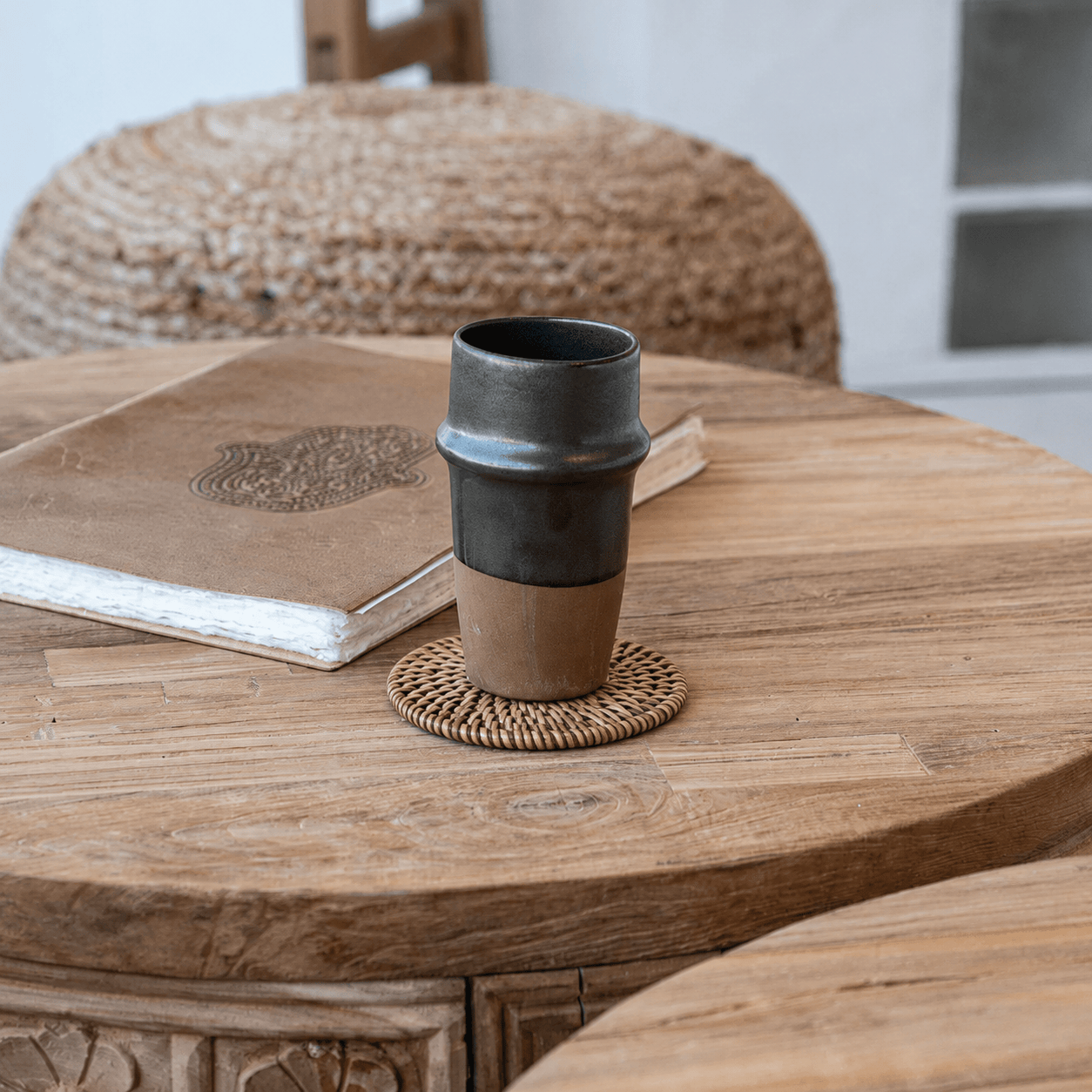Zoco Home Untersetzer aus Naturrattan | 6er-Set