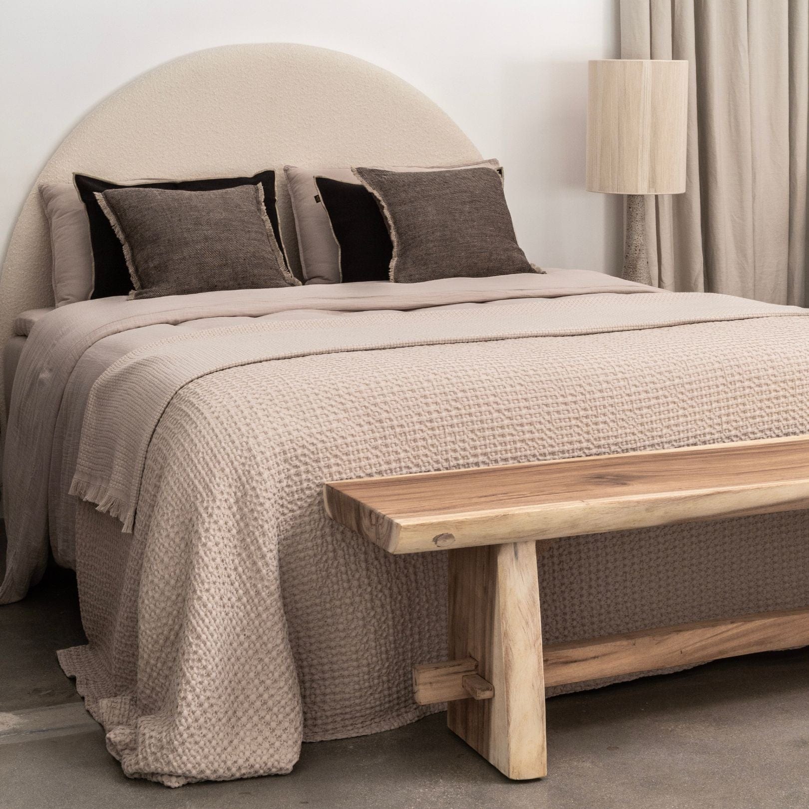 Zoco Home Furniture/Bed Noku Curved Headboard | 160cm