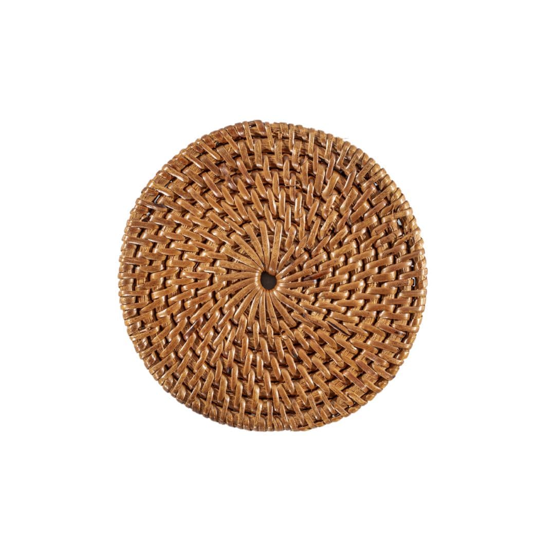 Zoco Home Tableware Organic Rattan Coaster | Set of