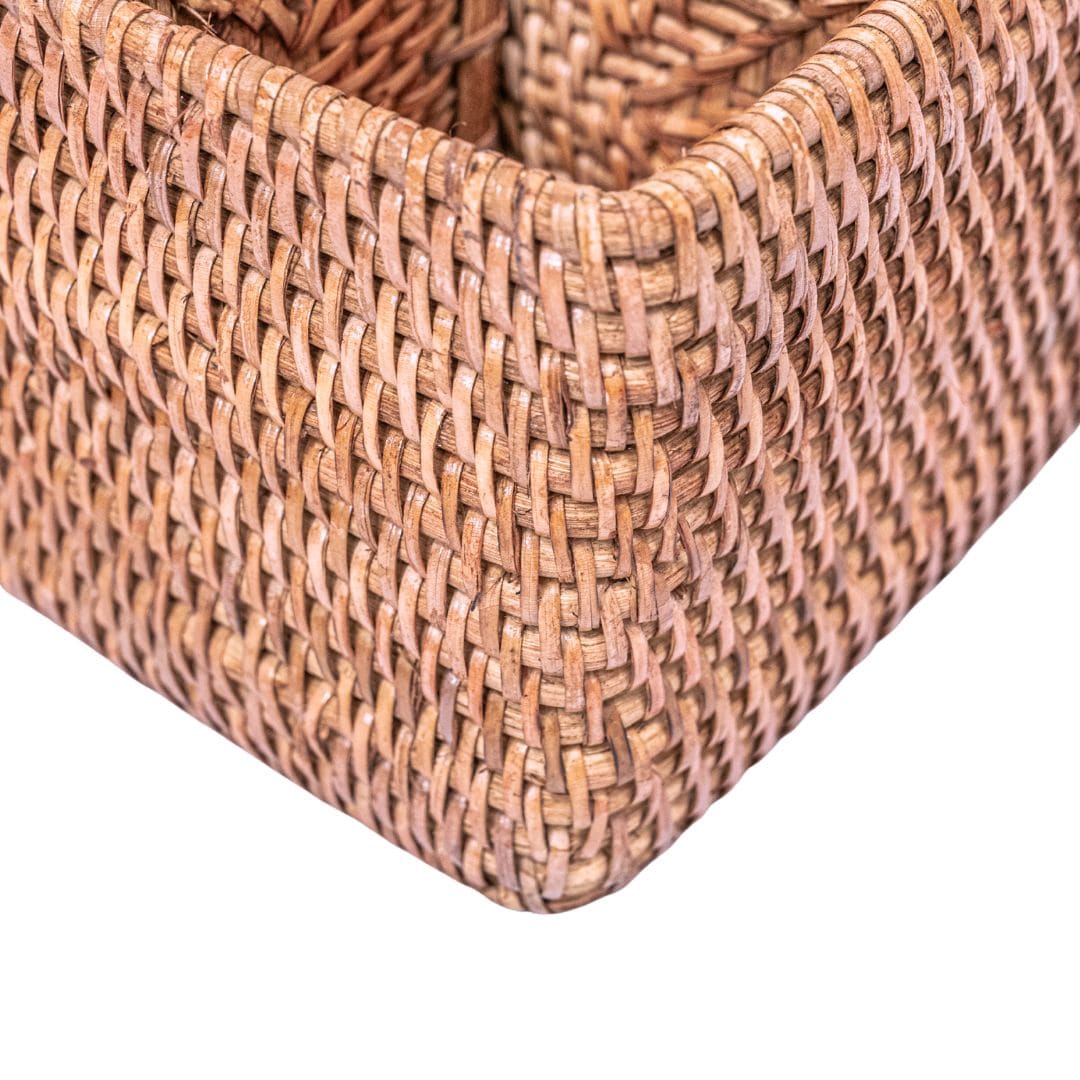 Zoco Home : Portacubiertos de ratán orgánico