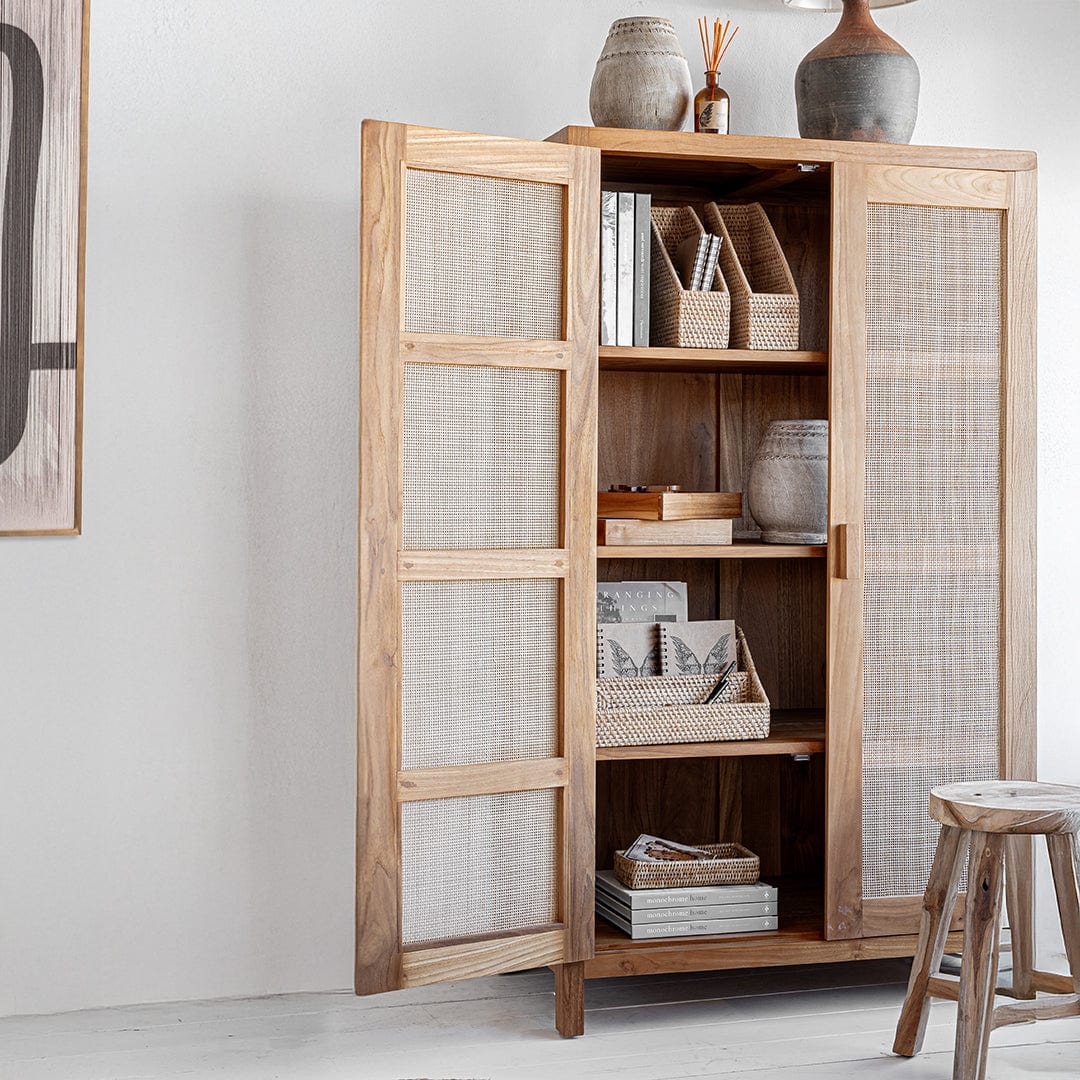 Zoco Home Decor/Accessories Organic Rattan Desk Organizer | 35x20cm