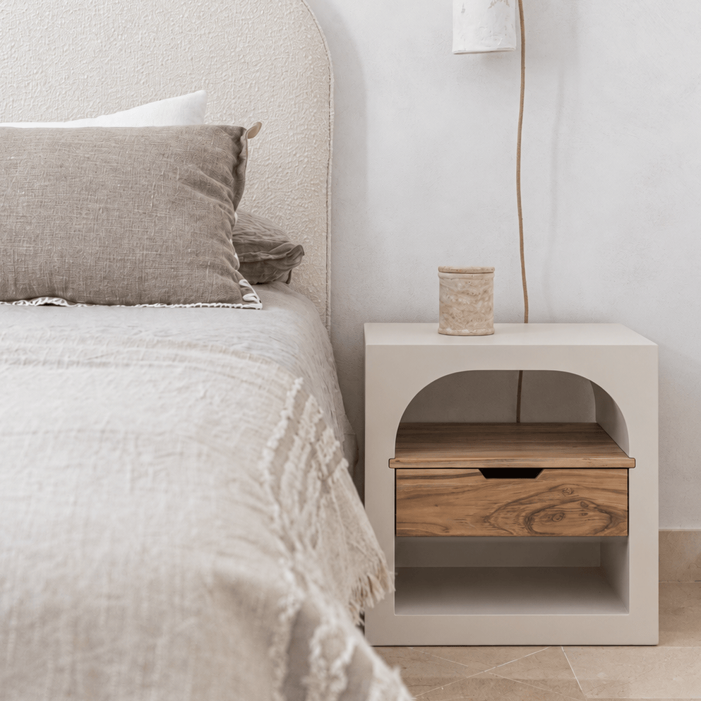Zoco Home Mobili/Tavoli/Comodini Comodino Palma 50x50x35 cm