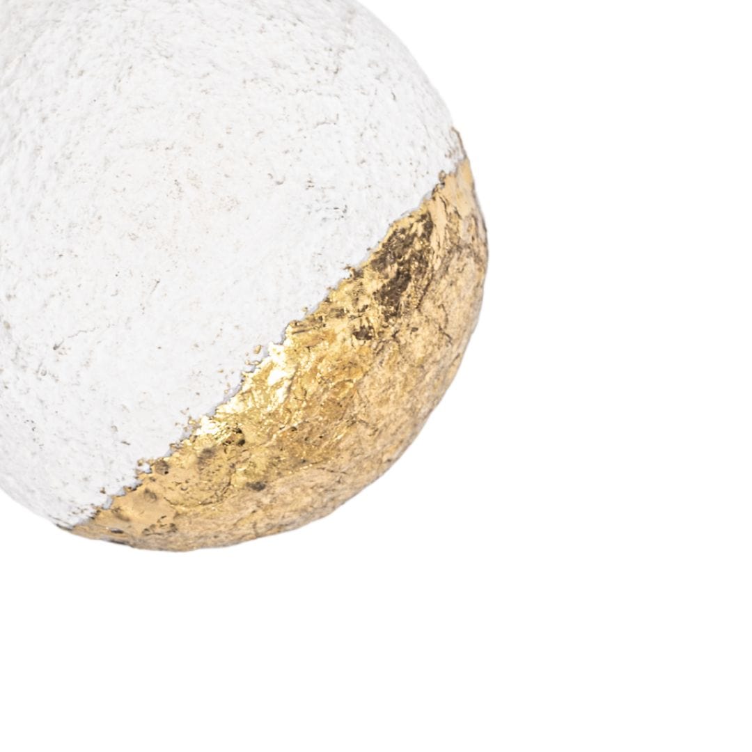 Zoco Home Christmas decor Paper Mache Christmas Bicolor Ornament