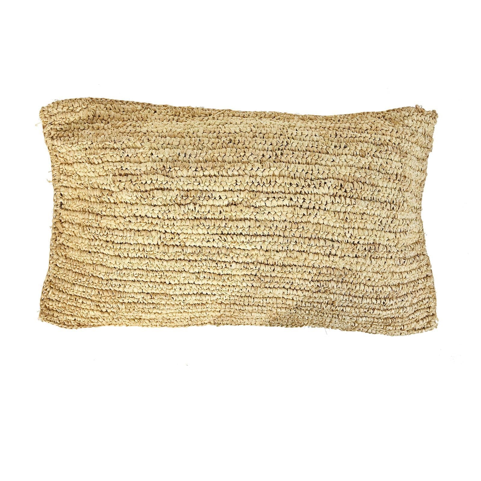 Zoco Home Decor/Textile Raffia Cushion Cover | 70x40cm