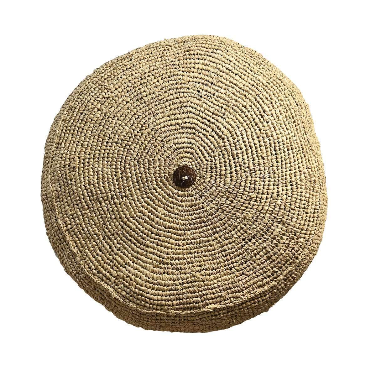 Zoco Home Furniture Raffia Pouf | 65x35cm