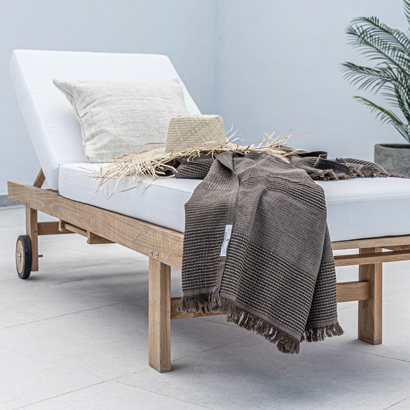 Zoco Home Decor/Textile Recycled Cotton Towel | Brown | 80x180cm