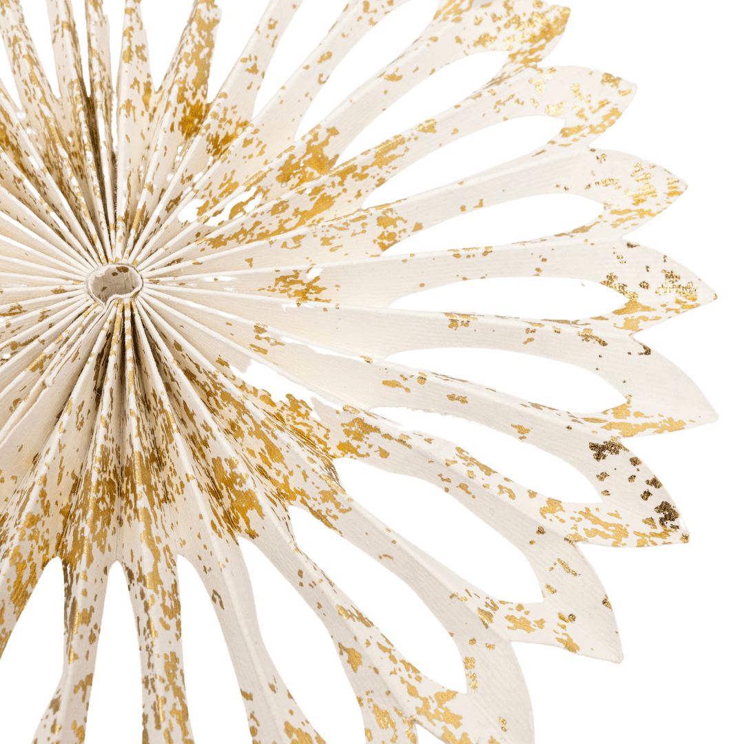 Zoco Home Recycled Paper Christmas Star Ornament
