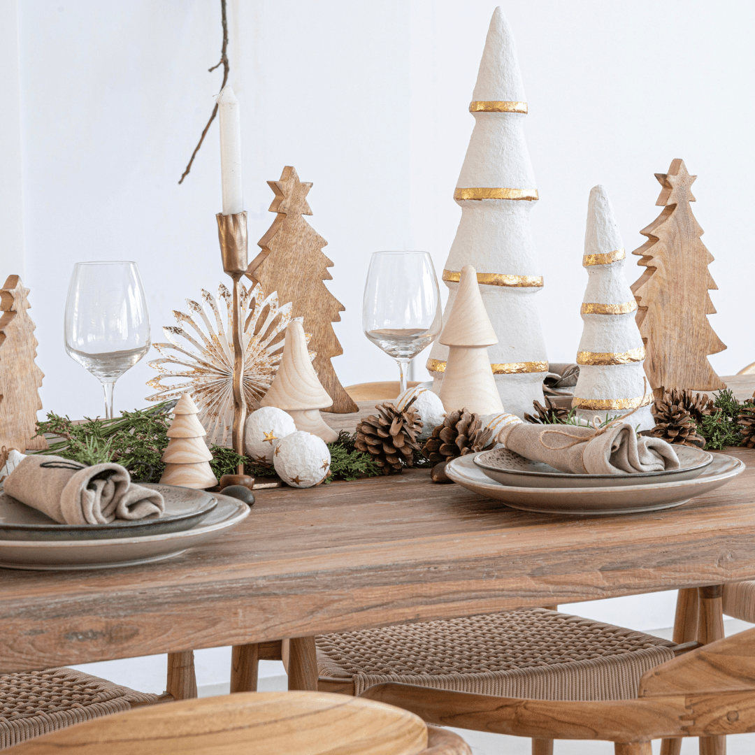 Zoco Home Recycled Paper Christmas Star Ornament