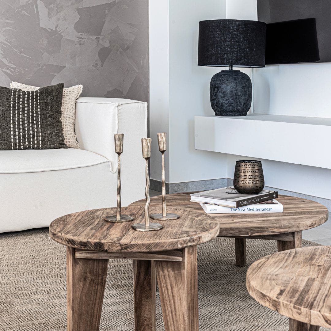 Zoco Home Outdoor/Table/Coffee Recycled Teak Coffee Table | 50x41cm