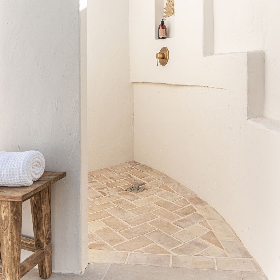 Zoco Home Furniture/Chair Recycled Teak Stool | Natural 48x28x50cm