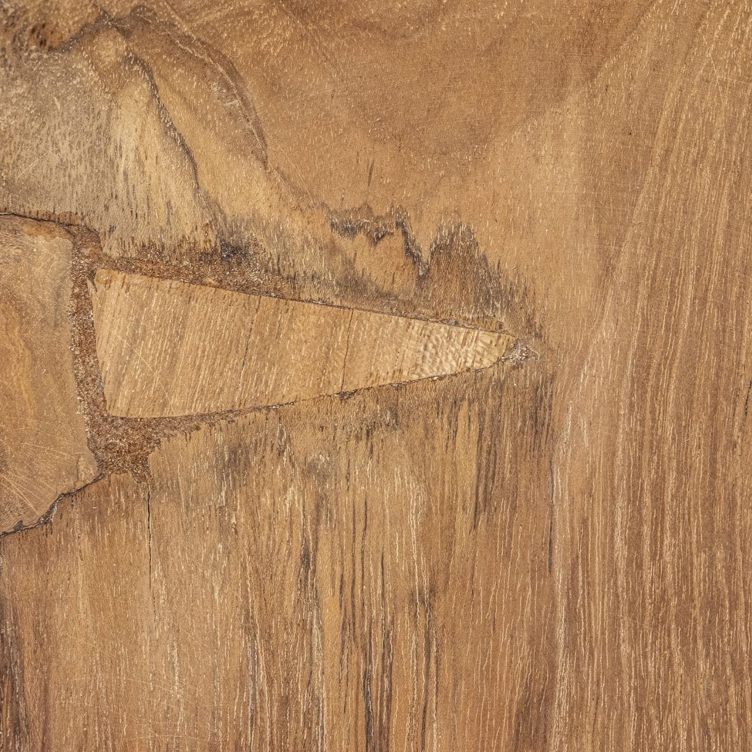 Zoco Home Round Teak Serving Platter | 40x6cm