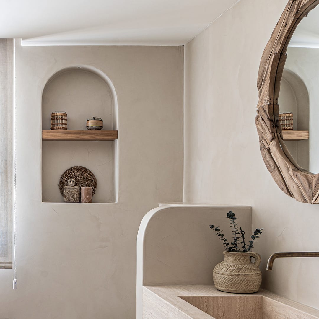 Zoco Home | Rustikale Kerze | Braun