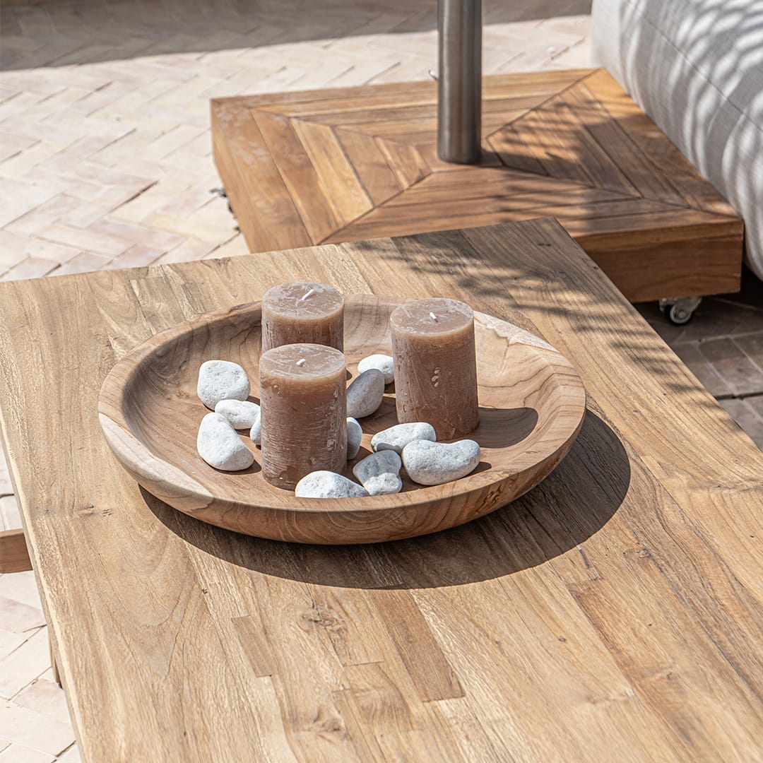 Zoco Home | Rustikale Kerze | Braun