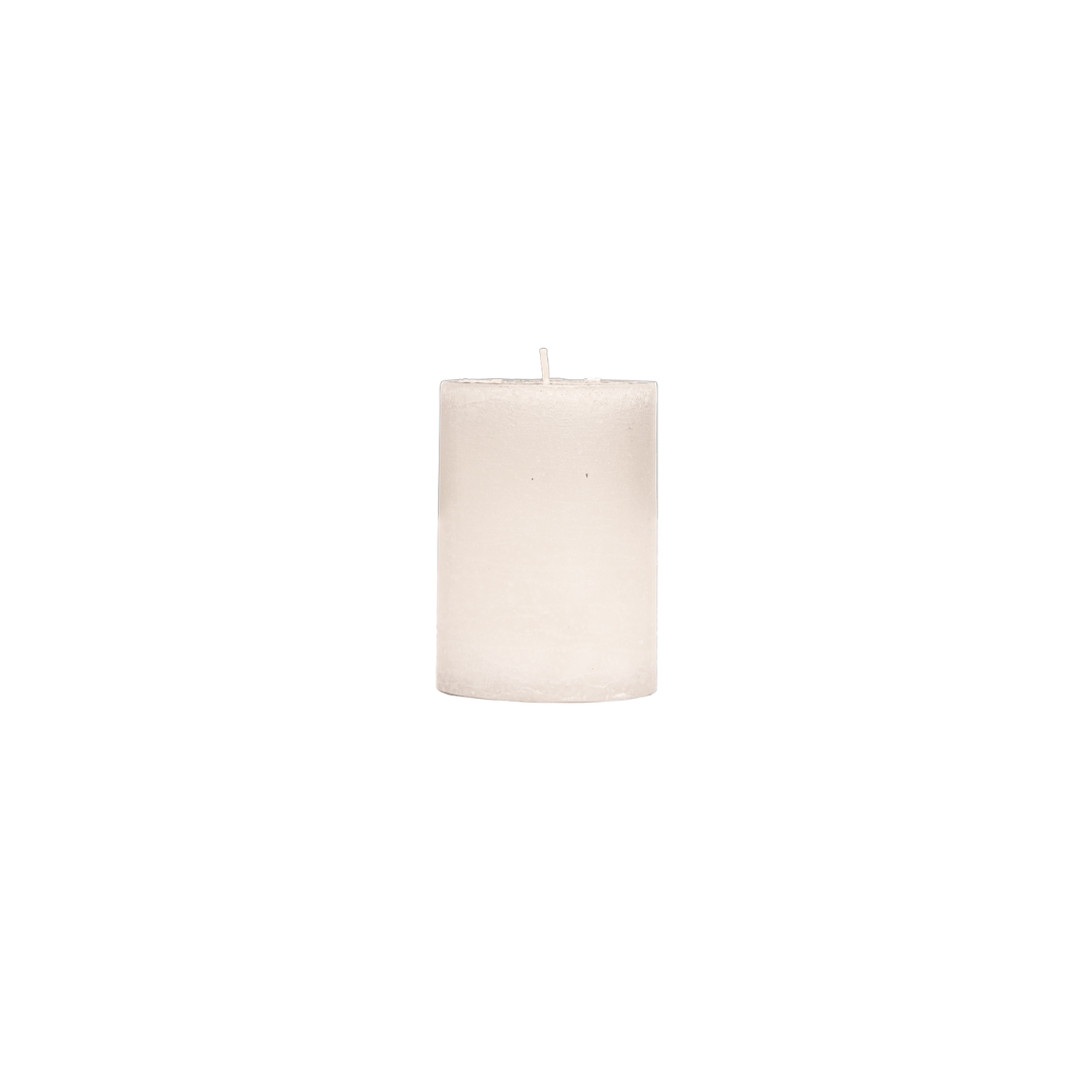 Zoco Home Home decor Rustic Candle | White