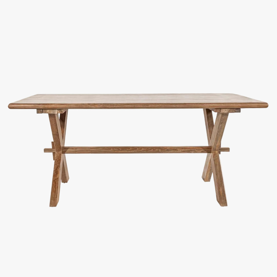 Zoco Home - Tavolo da pranzo Sahara in teak riciclato