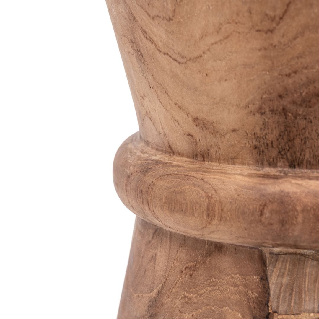 Zoco Home Outdoor/Chair/Stool Sandglass Stool | Natural 35x45cm