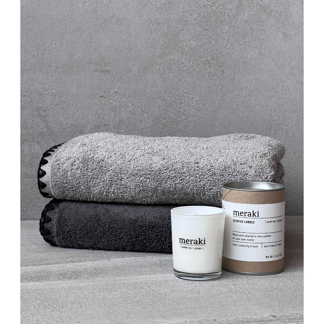 Zoco Home Decor/Accessories Scented Candle | Tea & Ginger | White 5.5x6.7cm