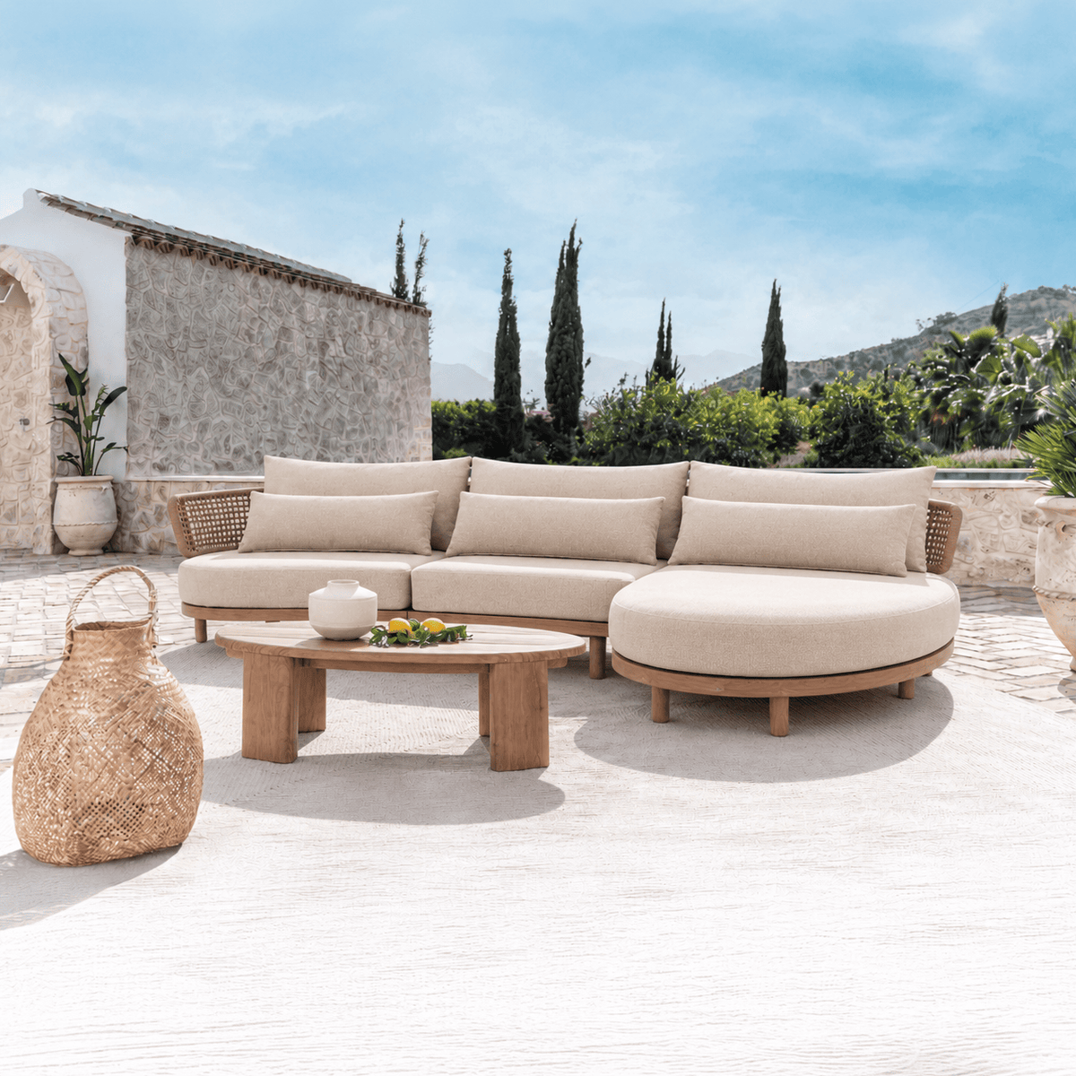 Zoco Home Para exterior/Sofá/Sofá modular Sintra