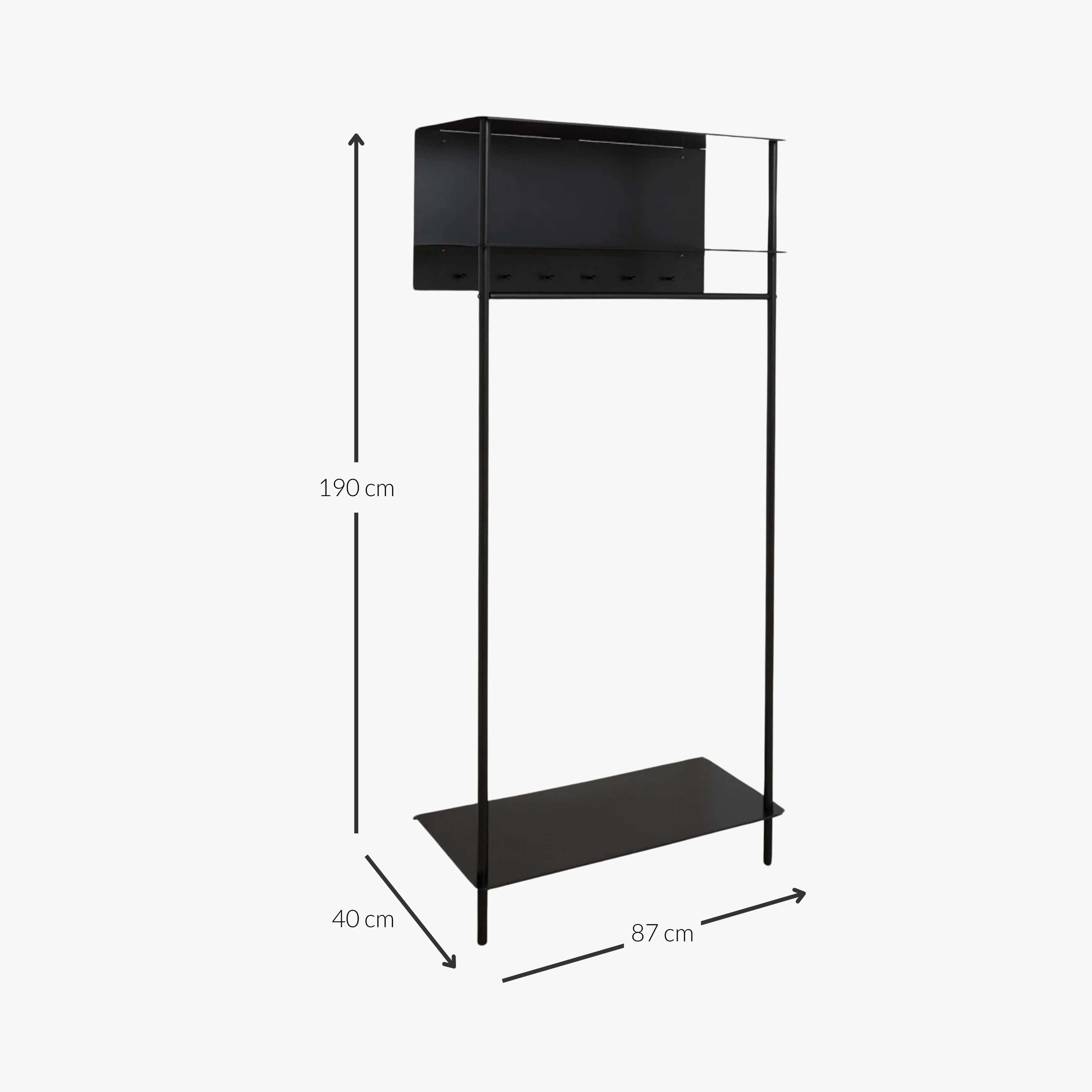 Zoco Home Furnitures Soho Rack | 88x40x190cm