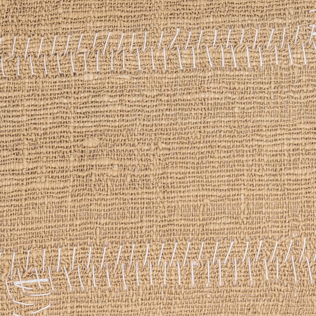 Zoco Home Decor/Textile Soraya Cotton Cushion Cover Stitches | Sand | 40x60cm