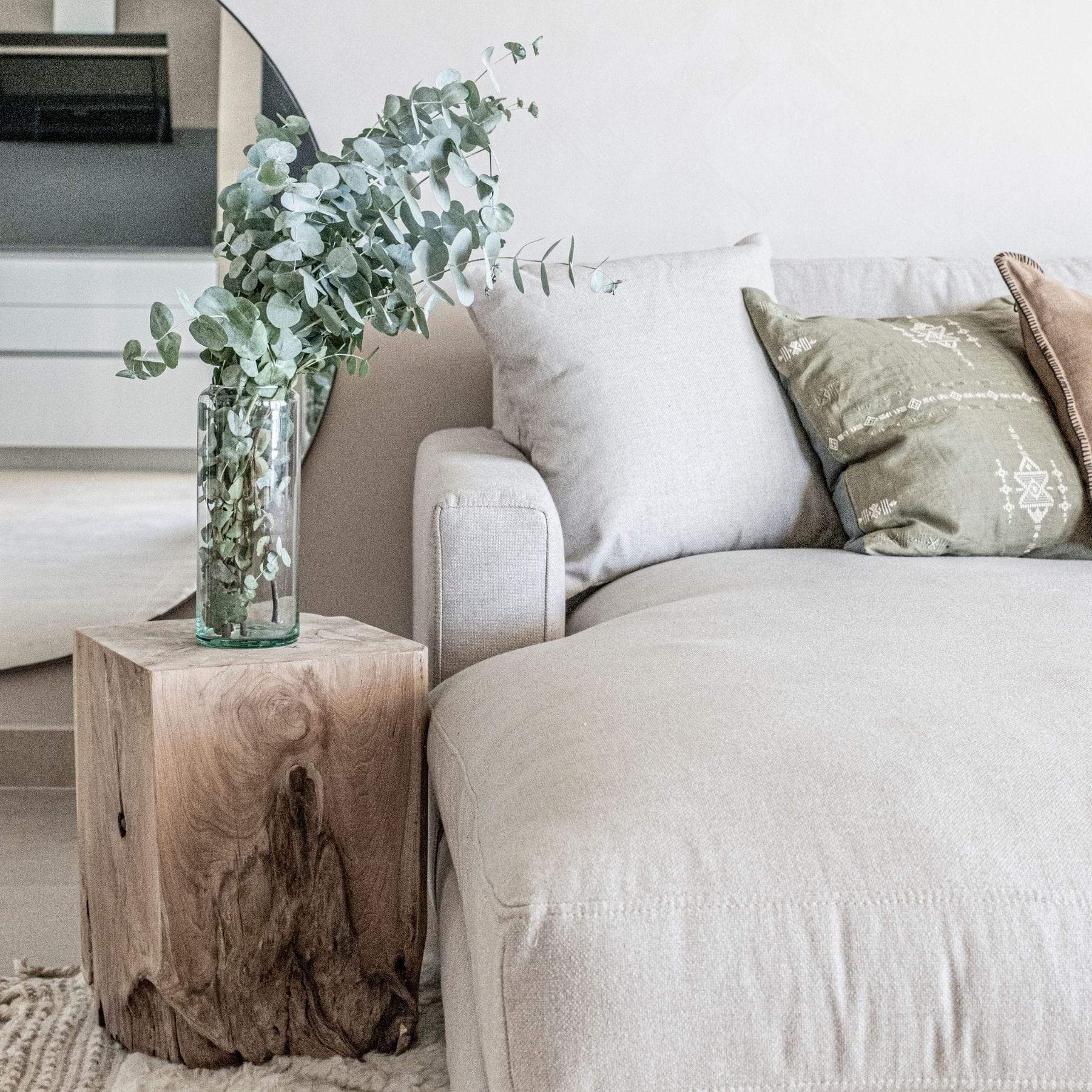 Zoco Home Furniture/Chair Square Root Stool | 30x37cm