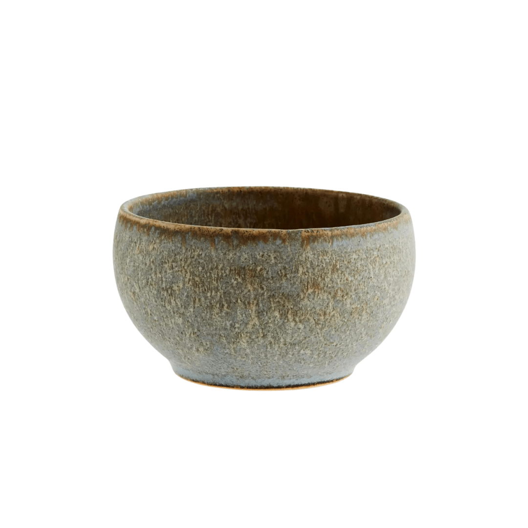 Zoco Home Decor/Kitchen Stoneware Bowl | Taupe/Light Grey 11.5x11.5cm