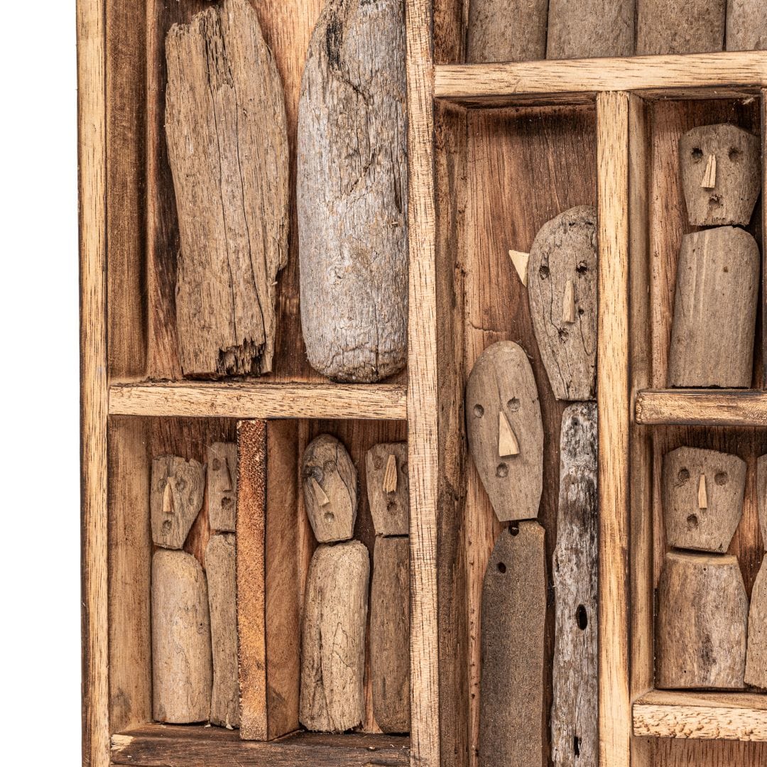 Zoco Home Decor/Accessories Sumba Tribe Wooden Wall Art | 60x80cm