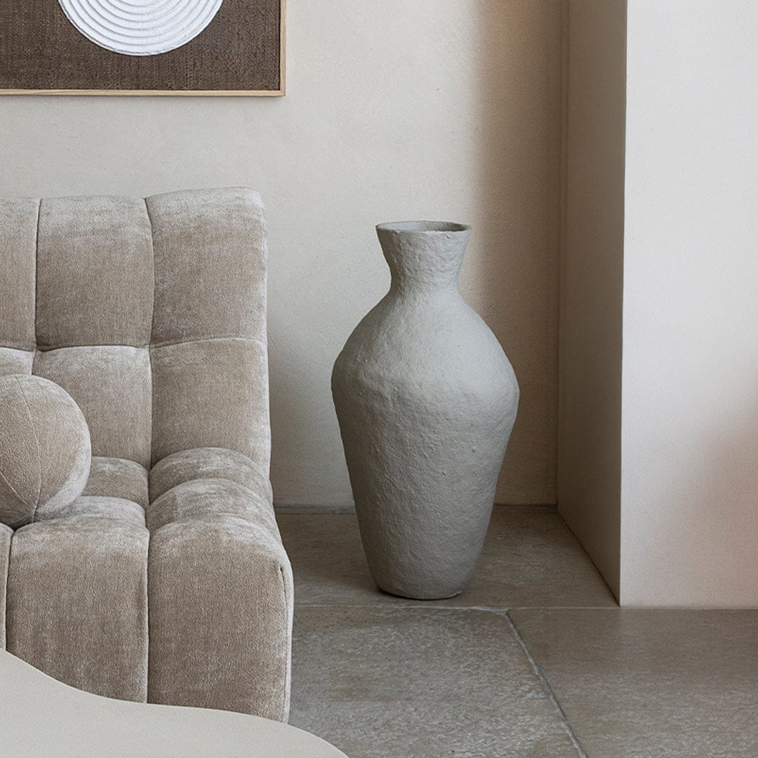 Zoco Home Decor/Accessories/Vases Tahlia Floor Vessel | Sand