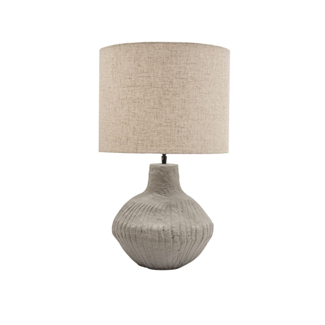 Zoco Home Decor/Lighting/Table lighting Tahlia Table Lamp Ribbed Gourd | 35x58cm