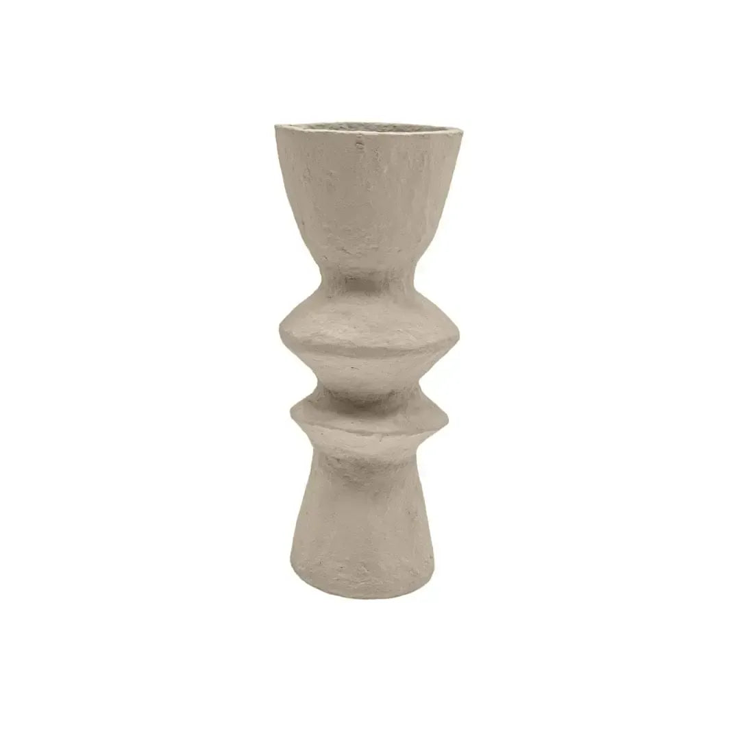 Zoco Home Decor/Accessories/Vases Tahlia Vase Totem Silhouette | Sand