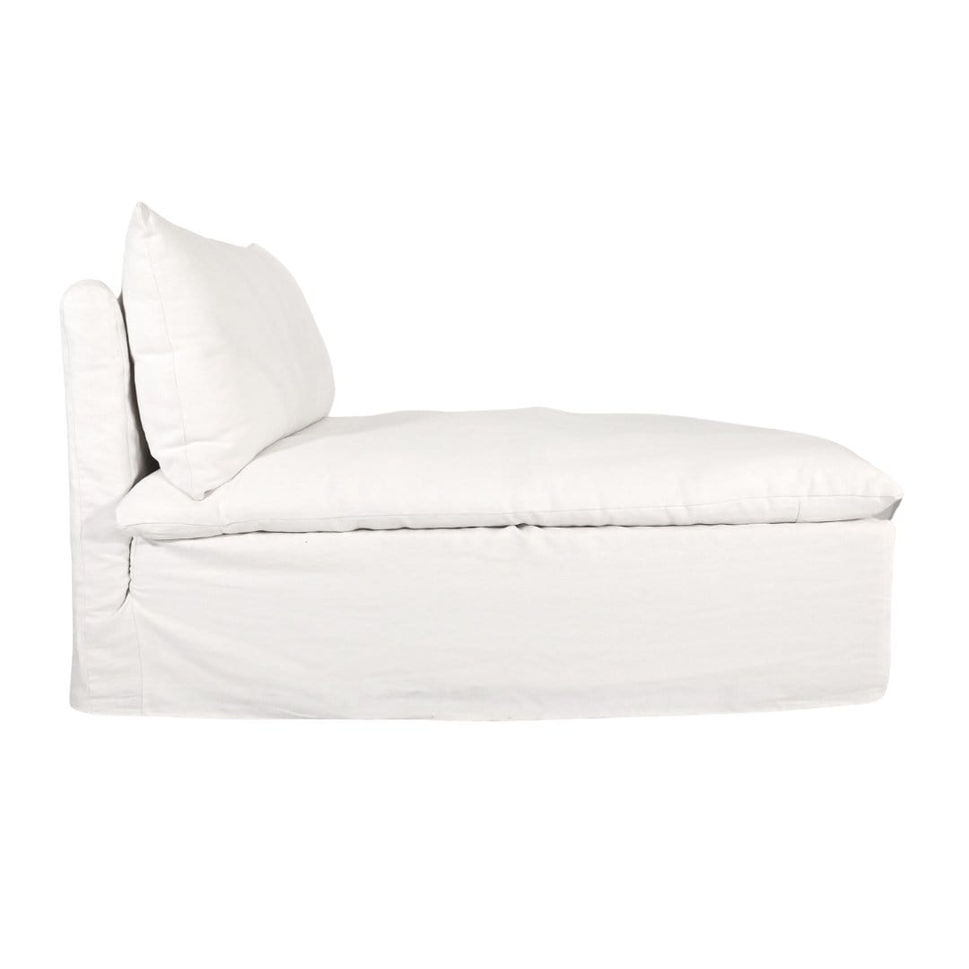 Zoco Home Furniture/Sofa Tarifa Linen Chaise Longue Sofa | 105x160x80cm