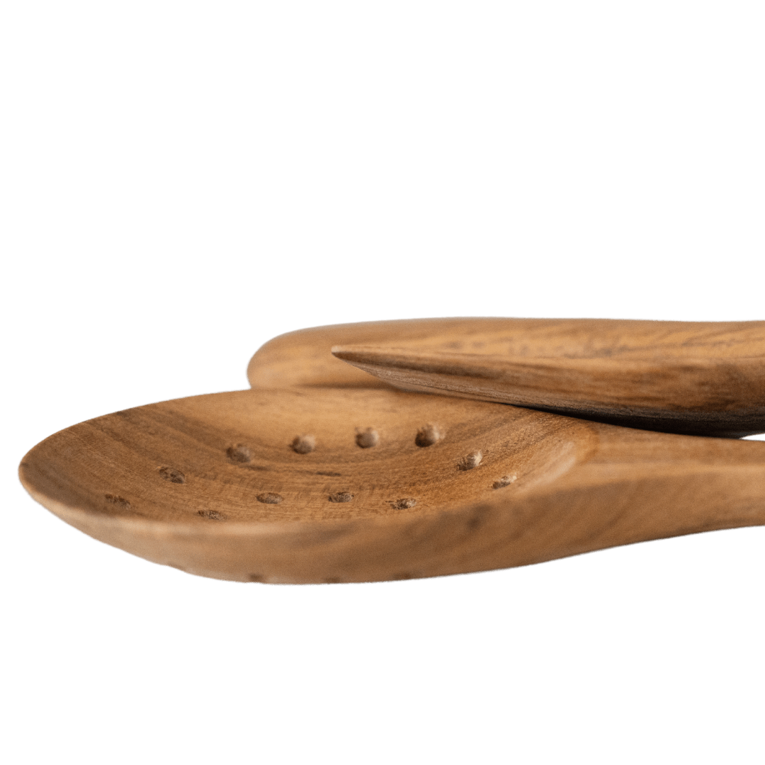 Zoco Home Decor/Kitchen Teak Cooking Set of 3 | 31cm