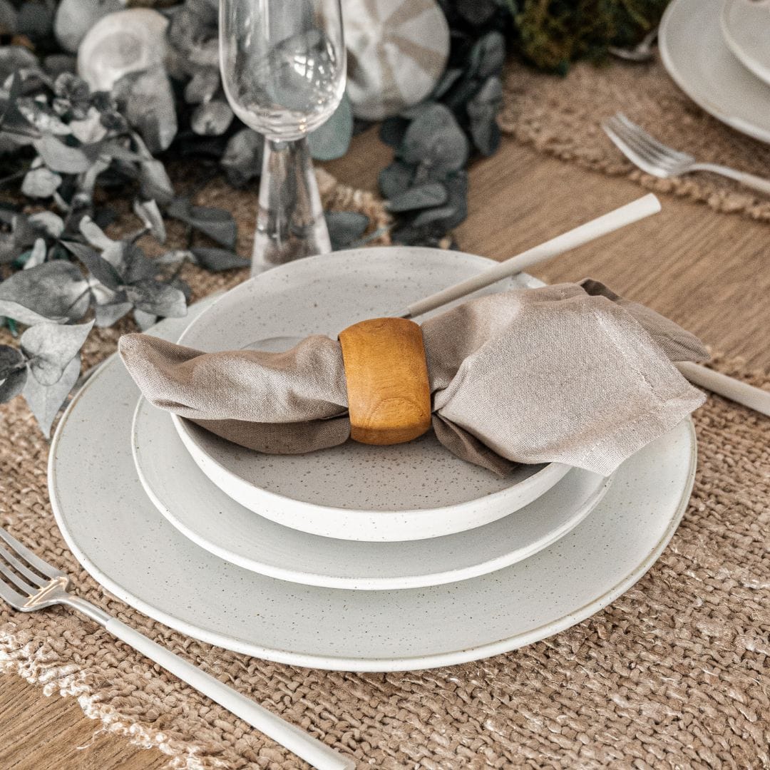 Zoco Home Decor/Kitchen Teak Napkin Ring | Natural